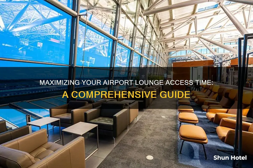 how long do you get in airport lounge