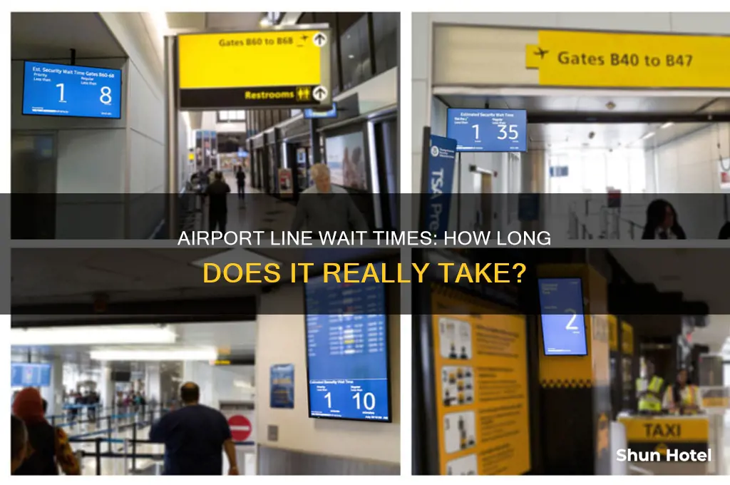 how long does a line take to get to airport