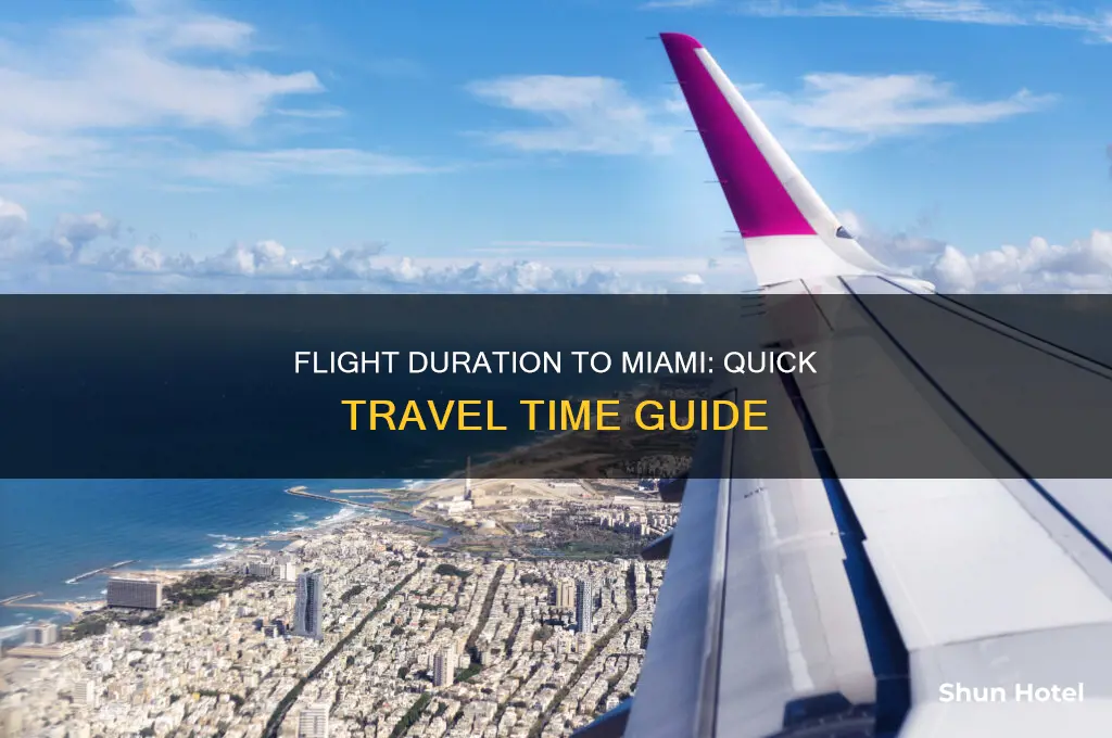 how long does it take to fly to miami