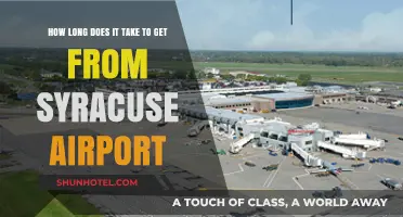 Travel Time from Syracuse Airport: Quick Guide to Nearby Destinations