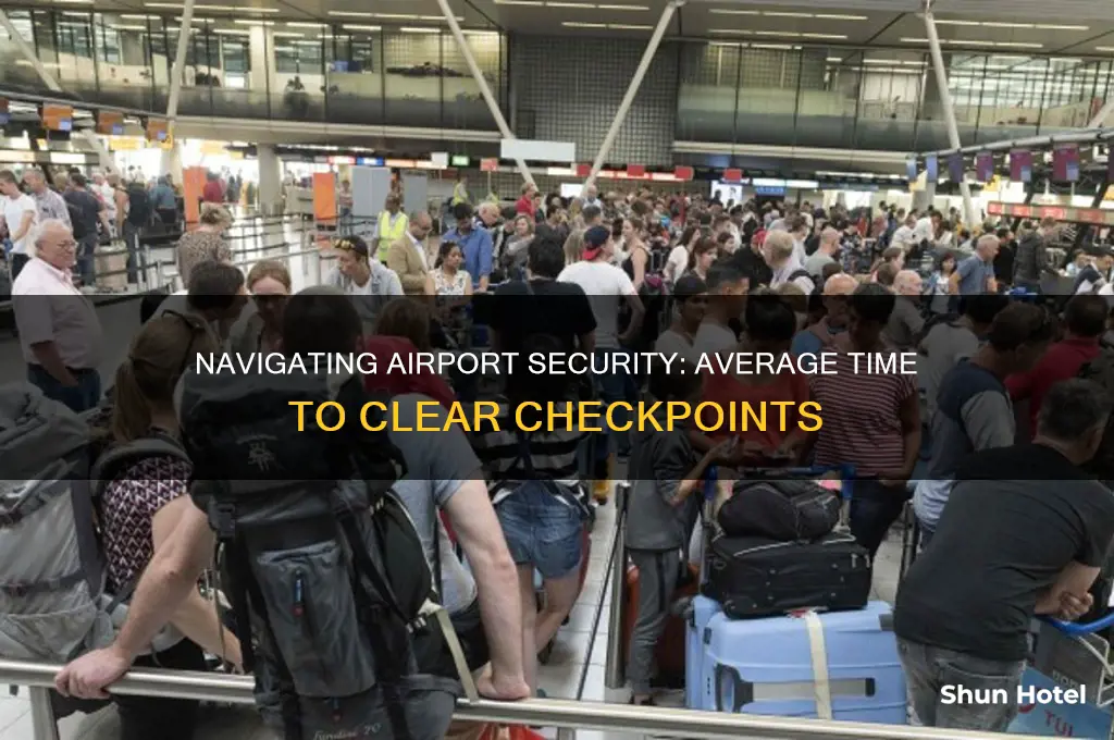 how long does it take to get through airport.secu
