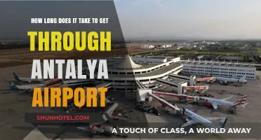 Navigating Antalya Airport: Average Time to Clear Security and Departures