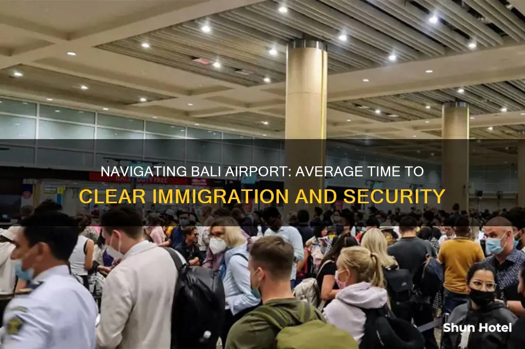 how long does it take to get through bali airport