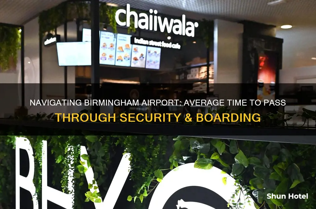 how long does it take to get through birmingham airport