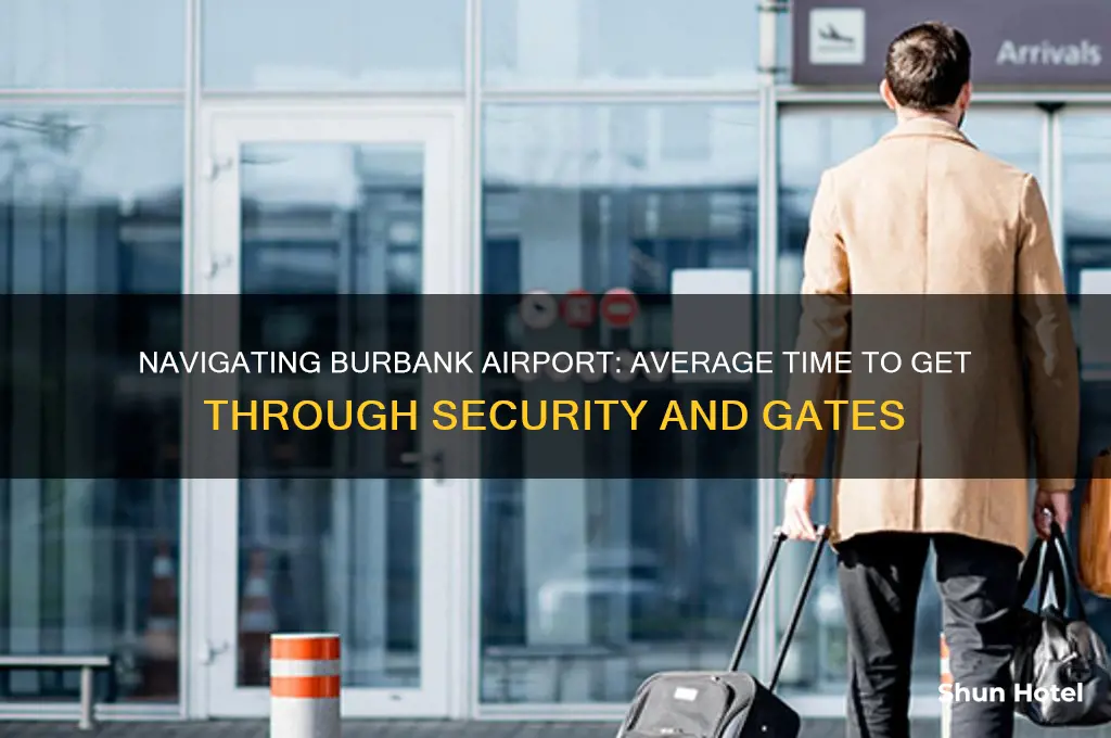 how long does it take to get through burbank airport