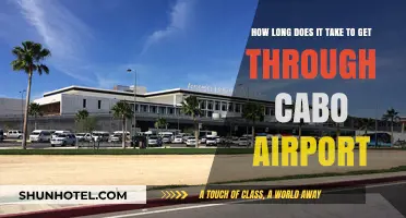 Navigating Cabo Airport: Average Time to Clear Security and Departures