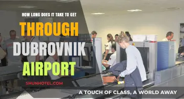 Navigating Dubrovnik Airport: Average Time to Clear Security and Departures