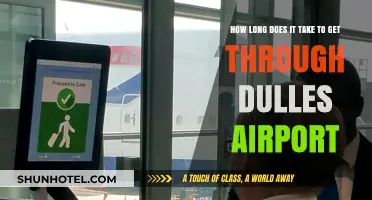 Navigating Dulles Airport: Average Time to Clear Security and Departures