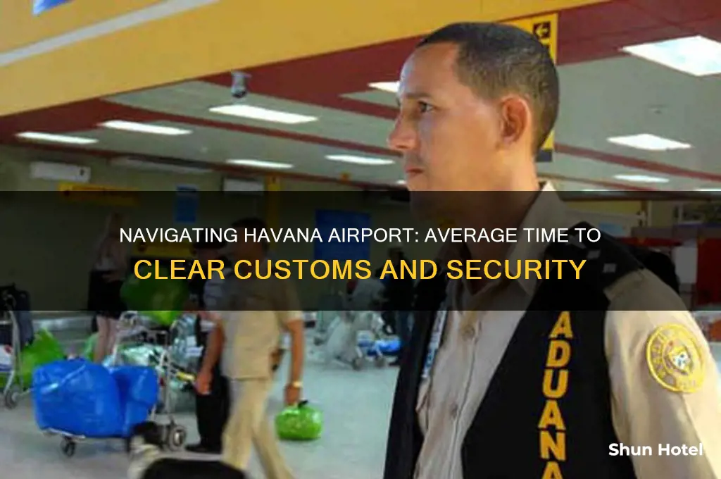 how long does it take to get through havana airport