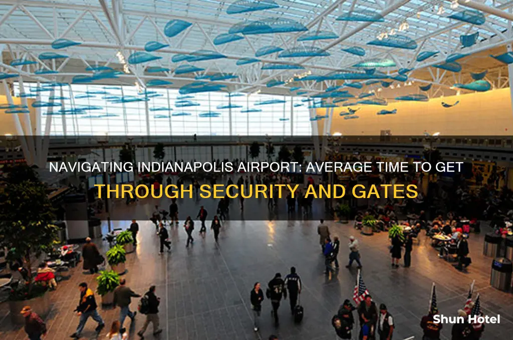 how long does it take to get through indianapolis airport