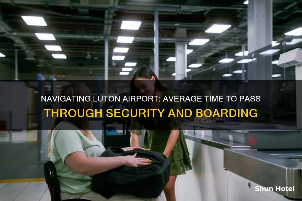 how long does it take to get through luton airport