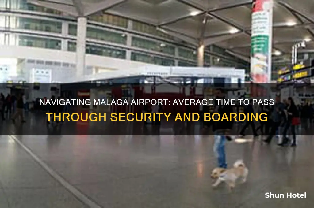how long does it take to get through malaga airport