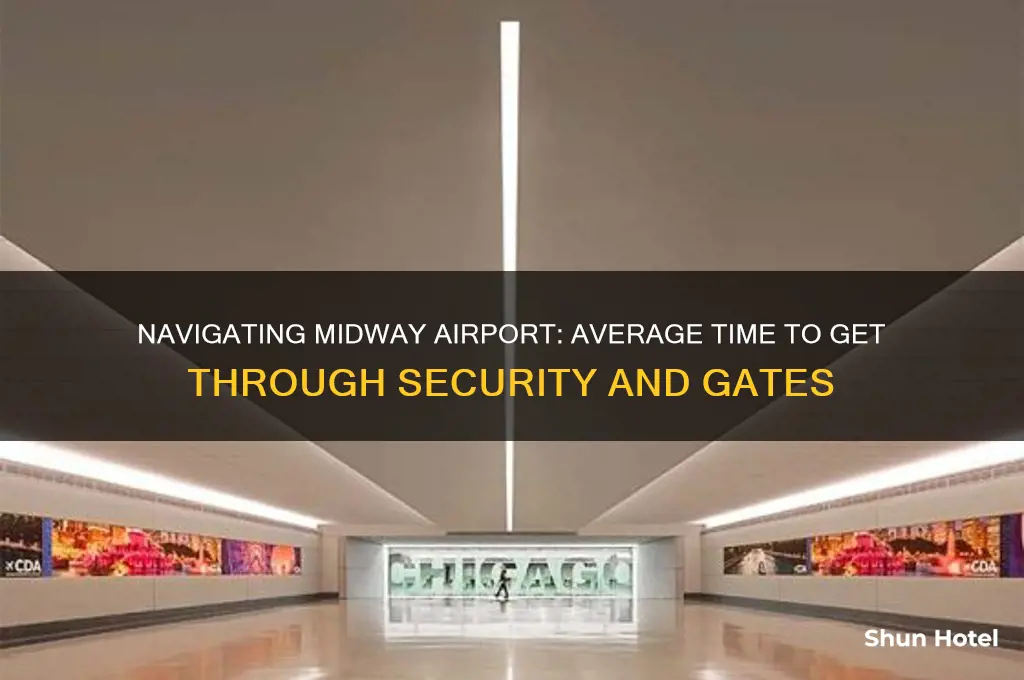 how long does it take to get through midway airport