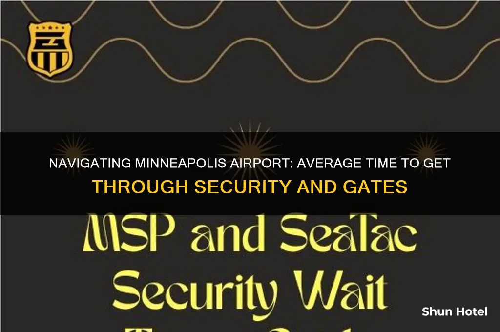 how long does it take to get through minneapolis airport