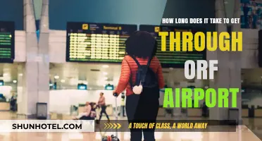 Navigating ORF Airport: Average Time to Pass Through Security and Gates