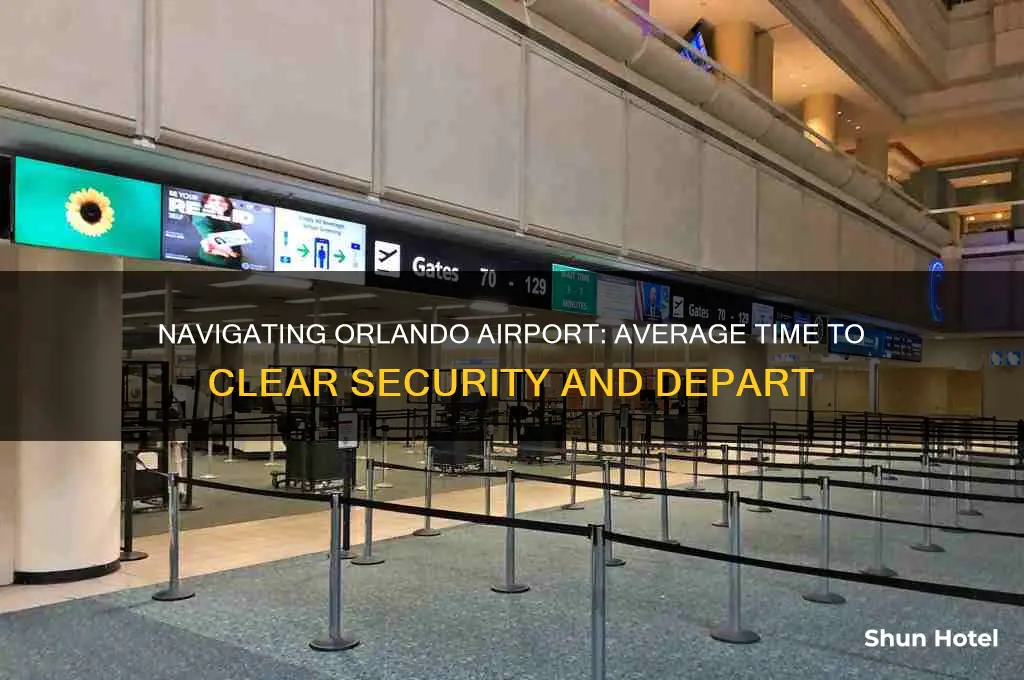 how long does it take to get through orlando airport