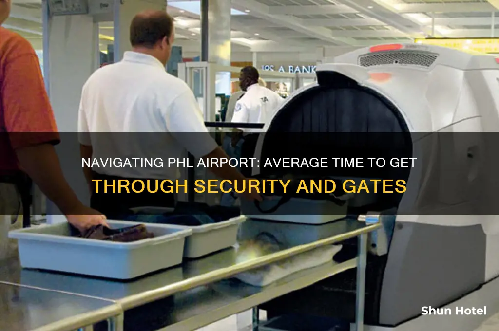 how long does it take to get through phl airport