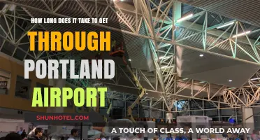 Navigating Portland Airport: Average Time to Get Through Security and Gates