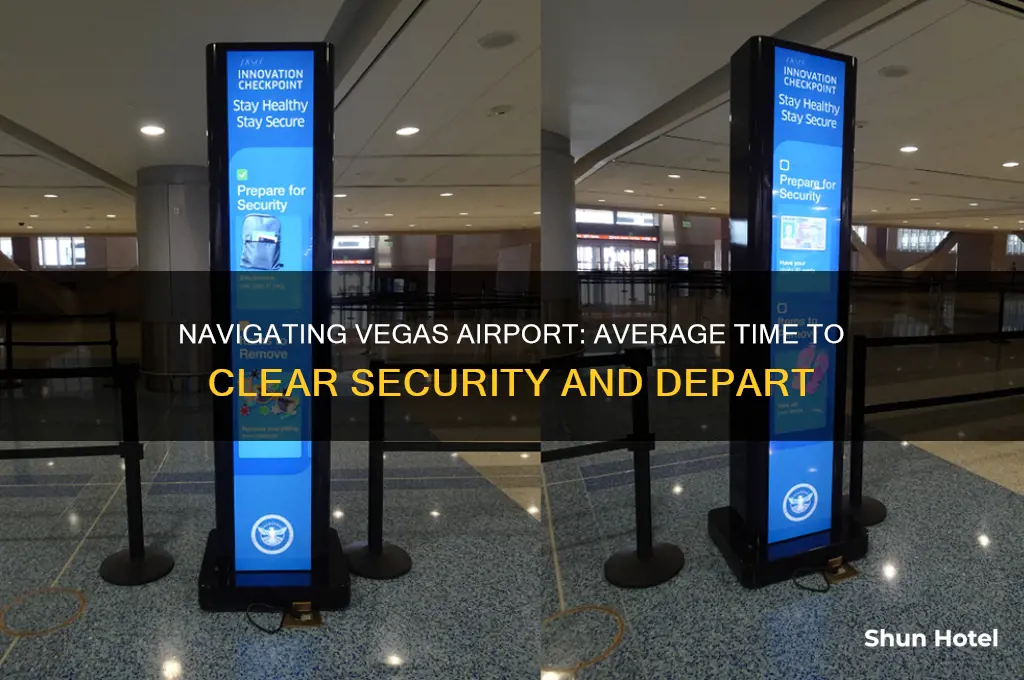 how long does it take to get through vegas airport
