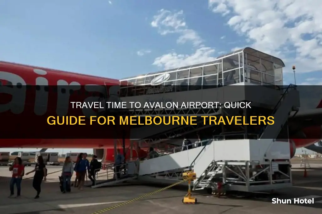 how long does it take to get to avalon airport