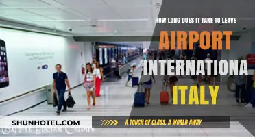 Navigating Italy's International Airports: Average Departure Time Explained