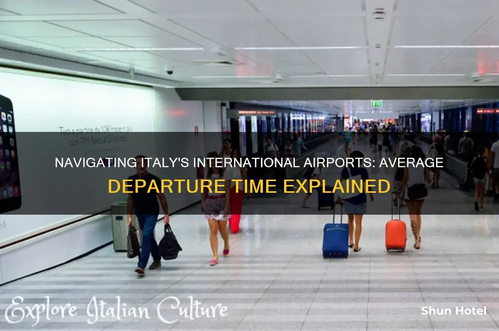 how long does it take to leave airport international italy