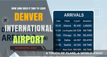 Navigating Denver International Airport: Average Departure Time Explained