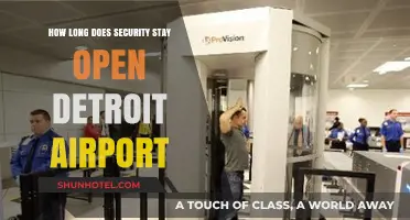 Detroit Airport Security Hours: When Does Screening Close?