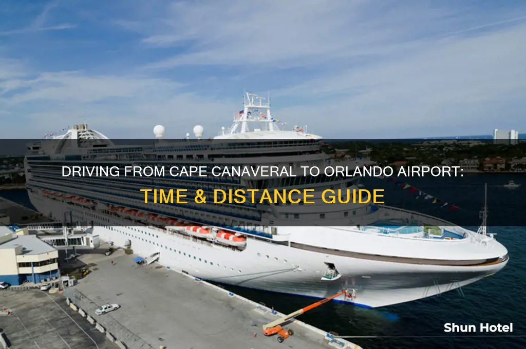 how long drive cape canaveral orlando international airport