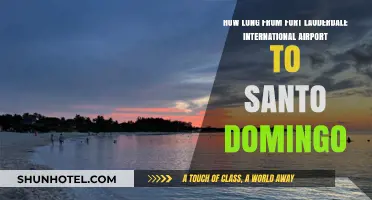 Travel Time: Fort Lauderdale to Santo Domingo Flight Duration Guide