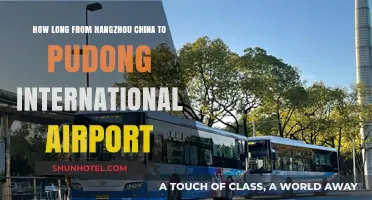 Travel Time: Hangzhou to Pudong International Airport, Shanghai