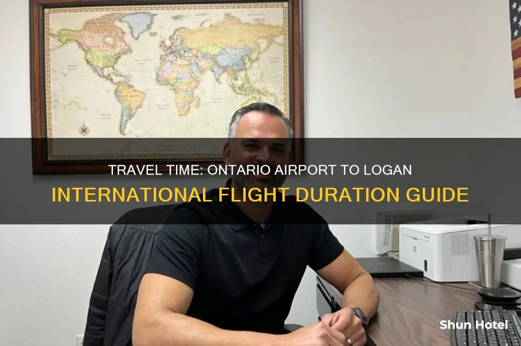how long from ontario airport to logan international