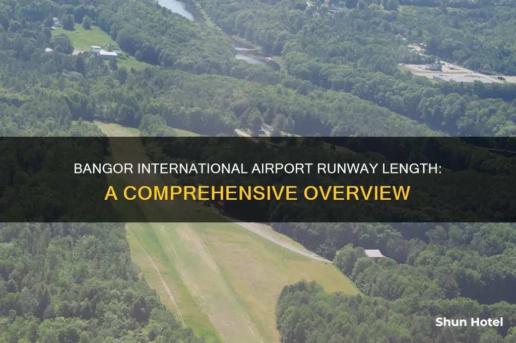 how long is bangor international airport runway