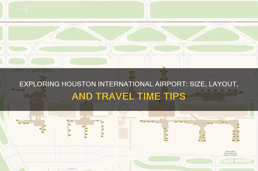 how long is houston international airport