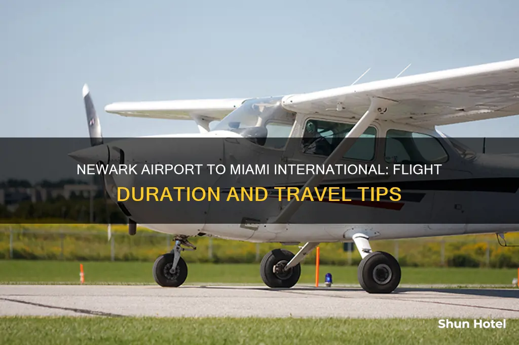 how long is newark airport to miami international