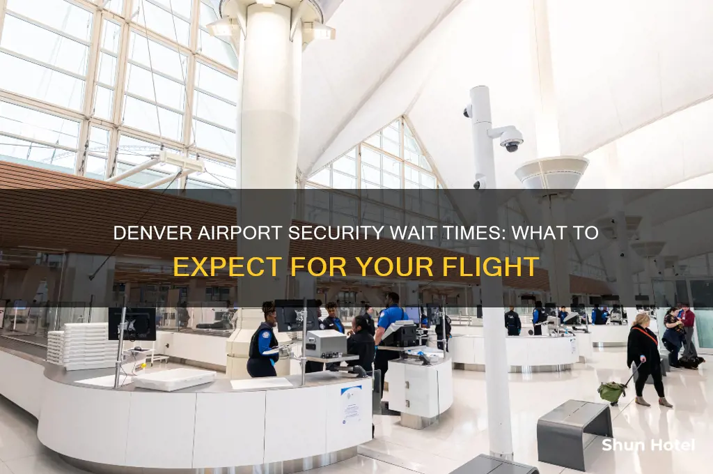 how long is the security wait at denver international airport