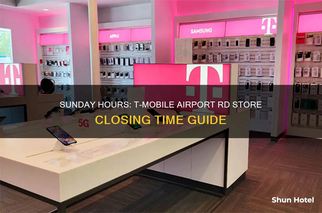 how long is tmobile open airport rd on sunday