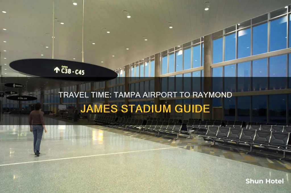 how long is to get raymond stadium from tampa airport