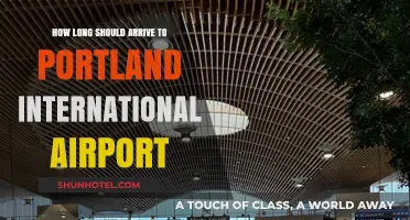 Arriving at Portland International Airport: Optimal Timing for Stress-Free Travel