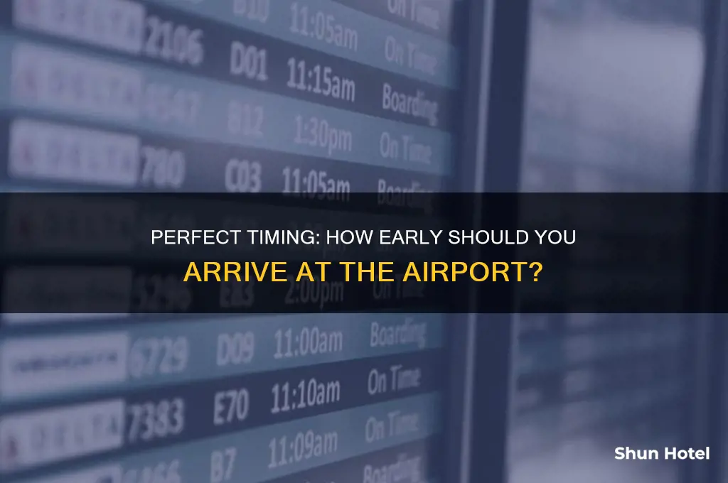 how long should you get to an airport before departure