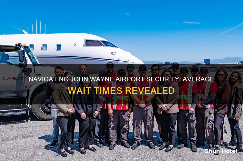 how long take get through security john wayne airport