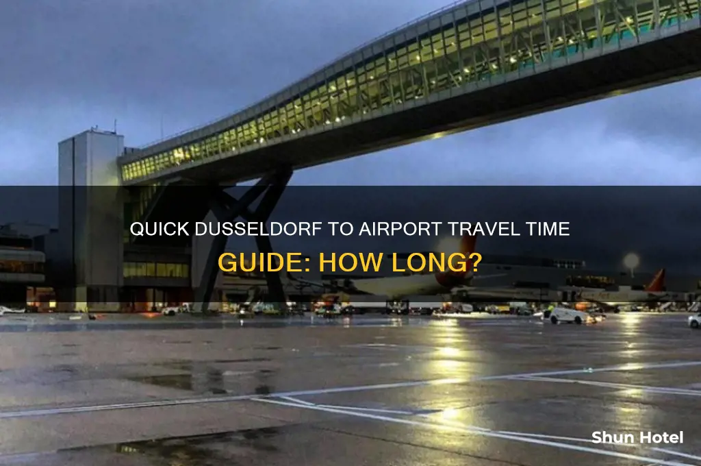 how long takes to get from dusseldorf to the airport