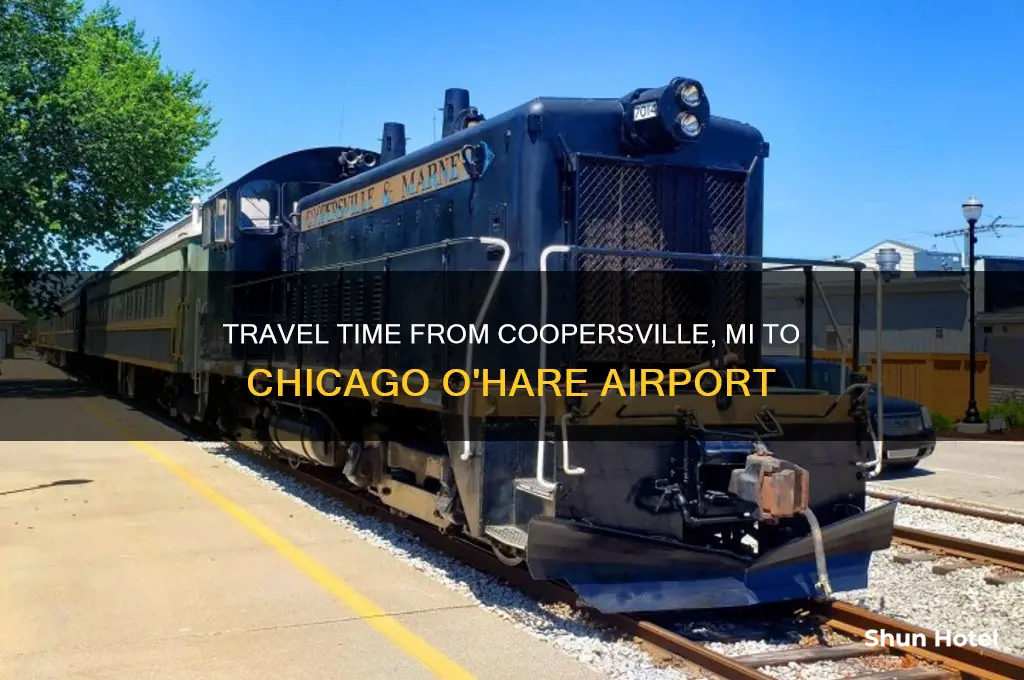 how long to chicago ohare international airport from coopersville mi