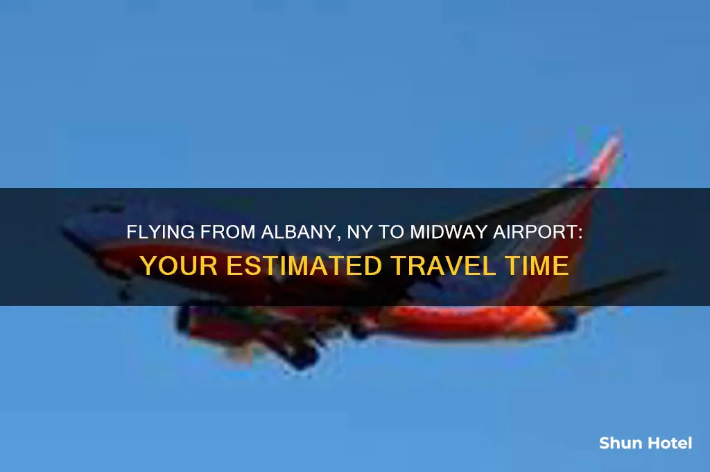 how long to fly from albany ny to midway airport