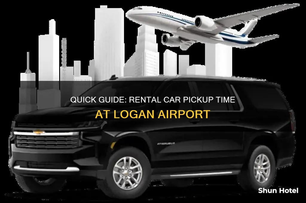 how long to get a rental car at logan airport