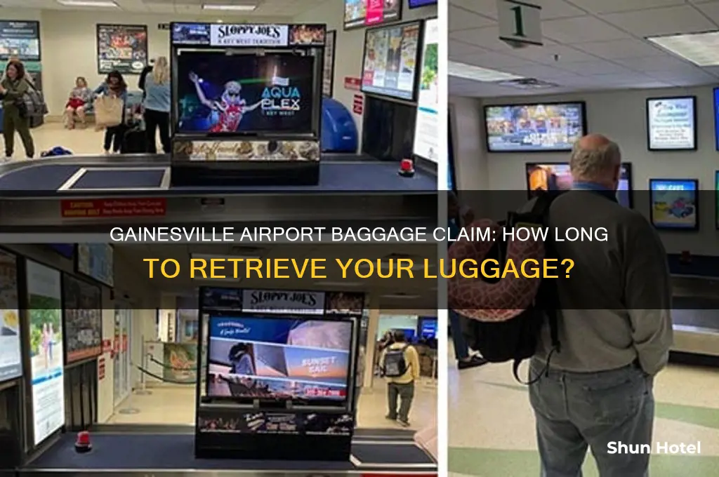 how long to get bags at airport gainesville