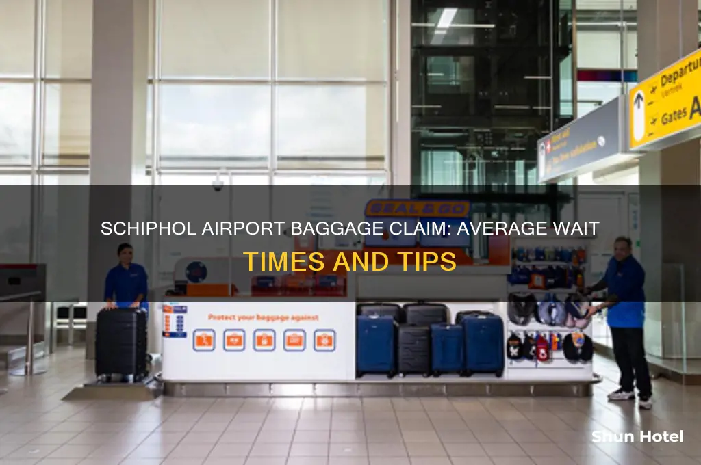 how long to get bags at schiphol airport