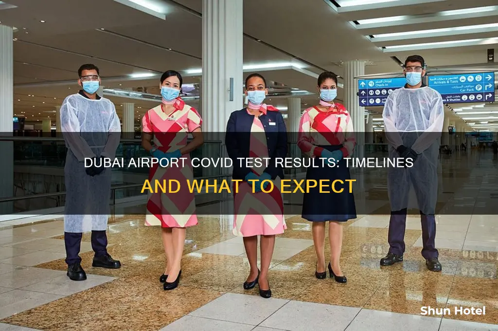 how long to get covid test results in dubai airport