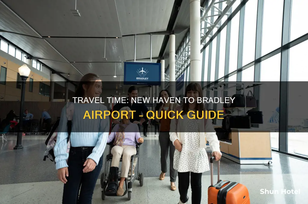how long to get form new haven to bradlee airport