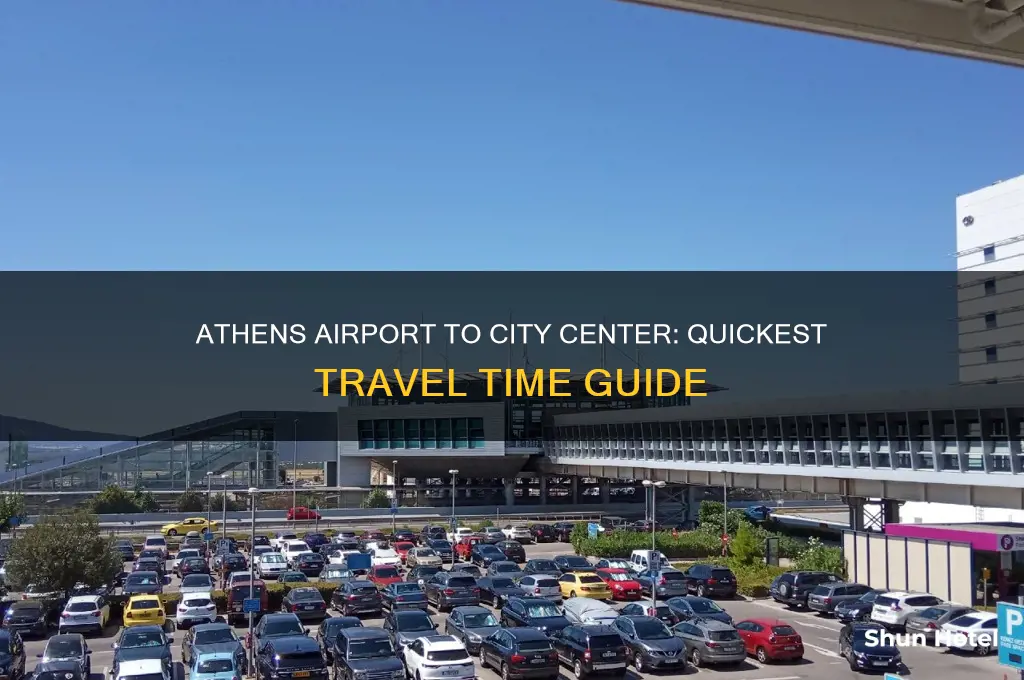 how long to get from athens airport to city center